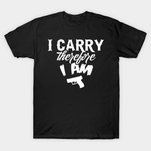 I carry therefore I am (white) T-Shirt